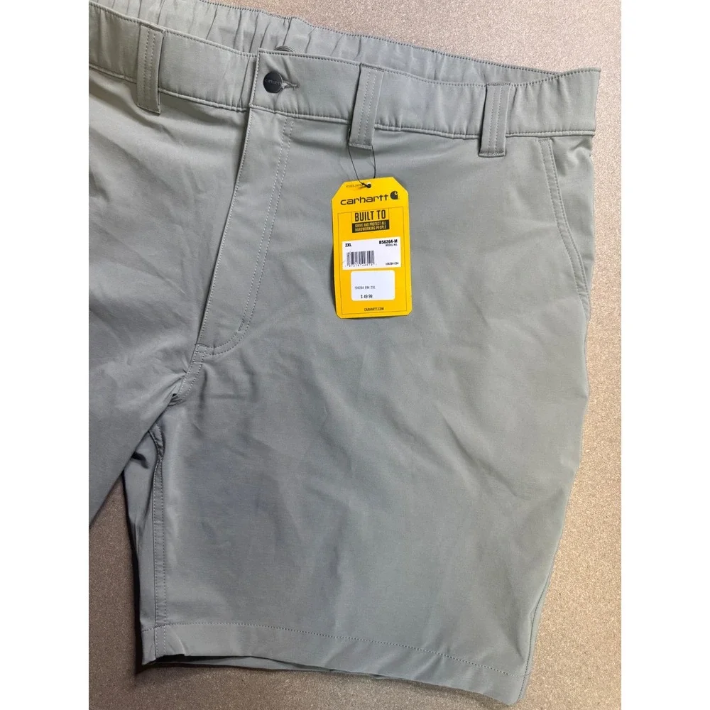 Carhartt‎ Force Sun Defender Shorts Mens 2XL Gray Relaxed Fit BS6264-M NEW